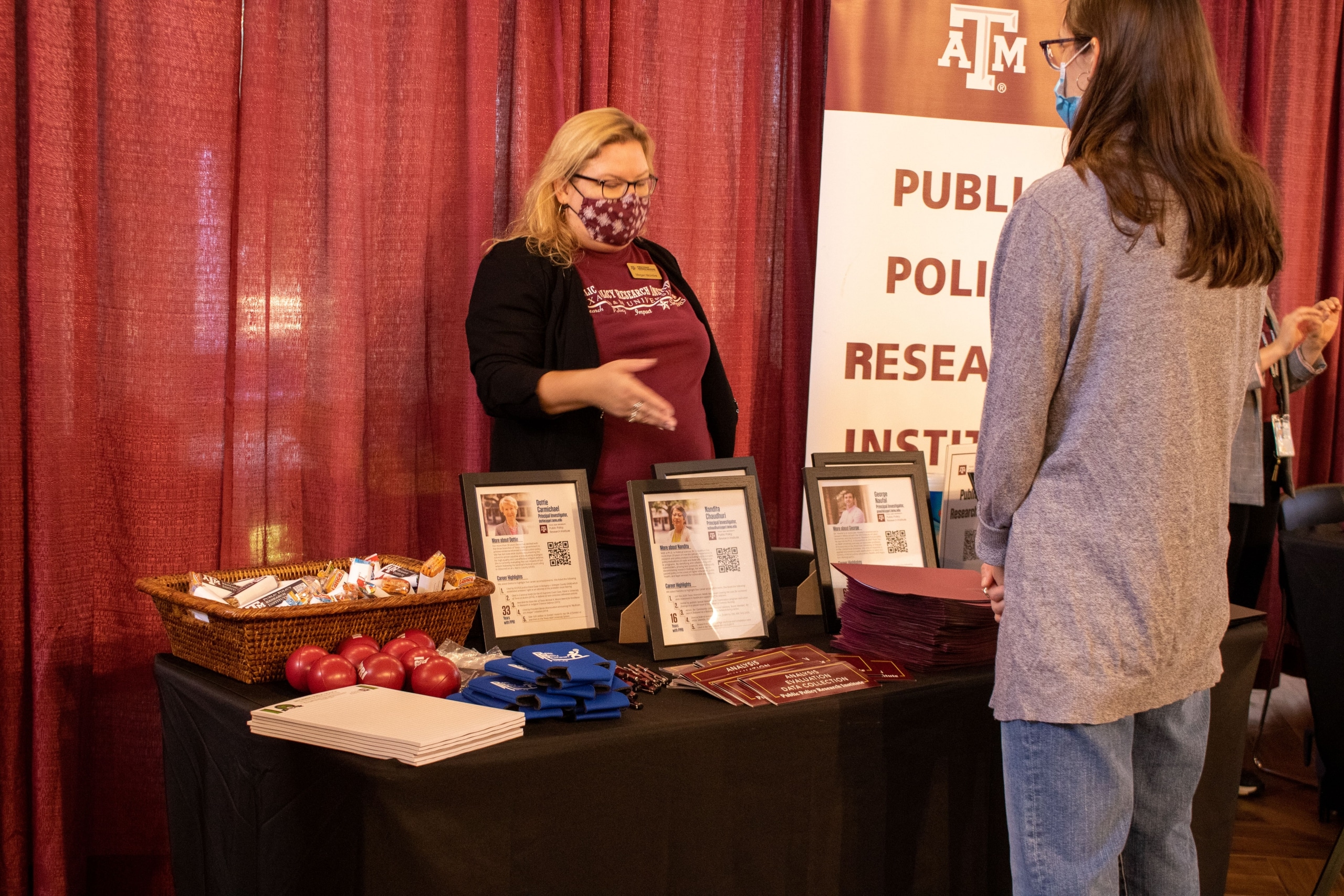 PPRI staff at centers and institutes booth